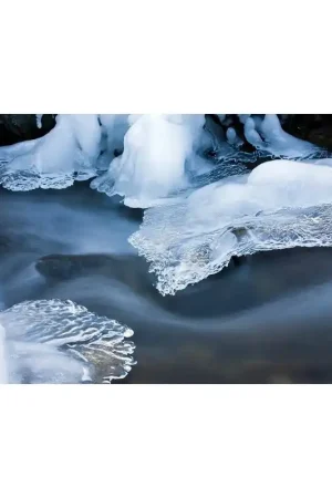 Soldes Revêtement de sol salle de bain trompe l'œil 3D - La glace