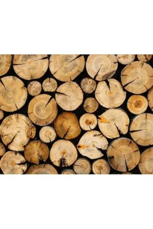 Revêtement de sol couloir imitation bois - Les rondins de bois Exclusif