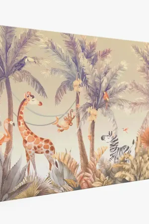 Nouveauté Tableau toile Enfants - Animaux de la Jungle