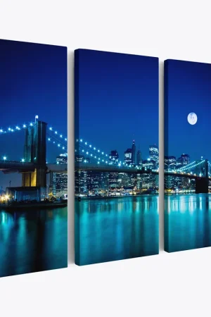 Achat Immédiat Tableau triptyque sur toile - New York