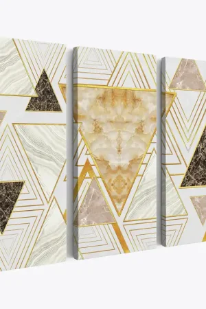 Achat Immédiat Tableau triptyque - Motifs Géométriques