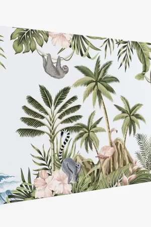 Acheter Direct Tableau toile Enfants - Forêt Tropicale