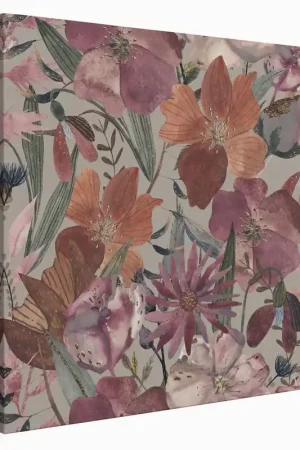 Achat Immédiat Tableau toile Carré - Fleurs